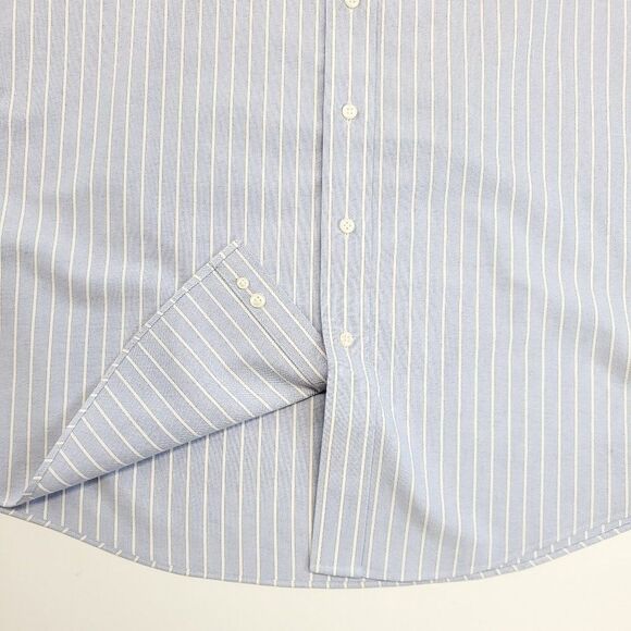 L.L. Bean Men's Button Down Casual Polo Shirt Wrinkle Resistant 16 1/2 TALL - Picture 9 of 12